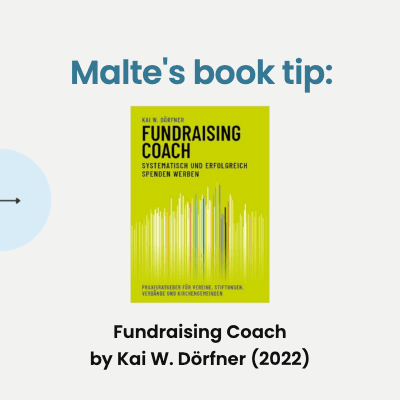 Malte's book tip: Fundraising Coach by Kai W. Dörfner (2022)